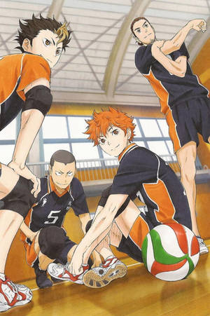 Haikyuu 4K Загряване — Xiaomi Pad 9 Pro Тапет