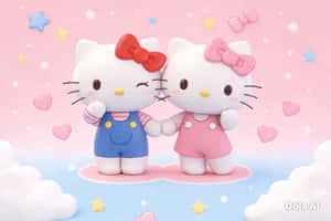 Hello Kitty, Sanrio, Кавай, Сладък, Кавай естетика, Сладка естетична анимация, Кавай котка, Sanrio естетика, Компютър