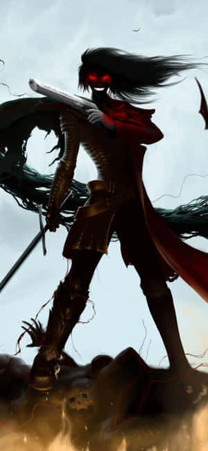 Hellsing Ultimate 4k — Honor Play Тапет