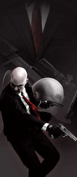 Hitman Черен — Redmi A5 Тапет