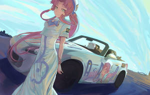 Honda S2000 аниме кола тапет
