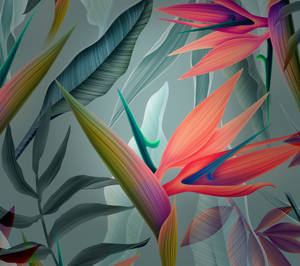 Huawei Leaves Painting тапет