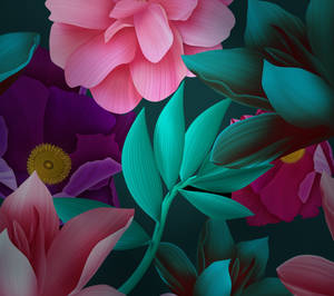 Huawei Nature Flowers тапет