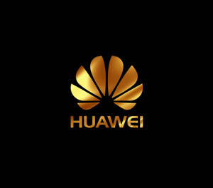 Huawei златен марков логотип тапет
