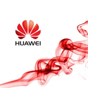 Huawei марка червен дим тапет