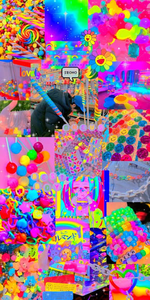 Indie Kid Aesthetic Ярко розови неща — Естетика инди-кид Тапет