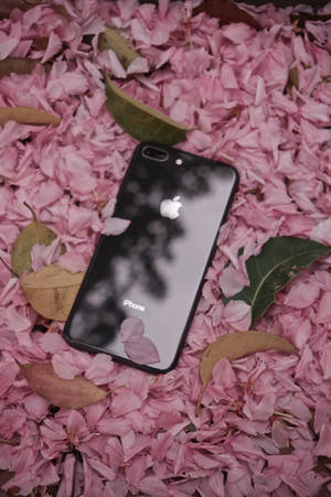 iPhone 8 с цветя