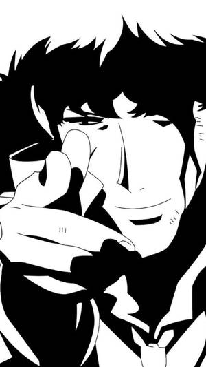 iPhone SE на Cowboy Bebop