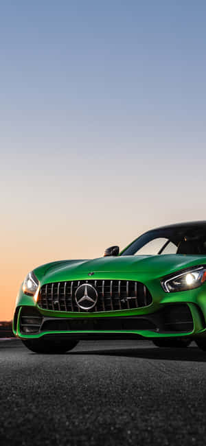 Фон за iPhone X с AMG GT-R — IQOO Z10 Lite Тапет