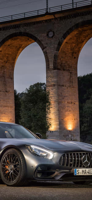 Фон за iPhone X AMG GT-R — iPhone 13 Mini Тапет