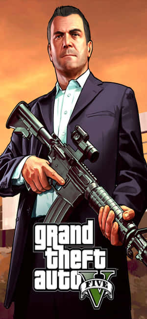 Iphone X Grand Theft Auto V фон — Galaxy M16 Тапет