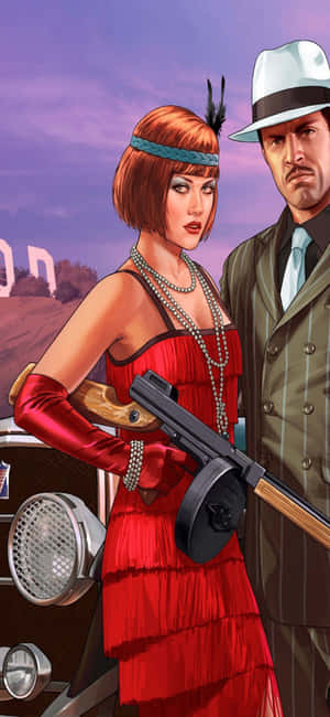 Iphone X Grand Theft Auto V фон — Pixel 7 Тапет