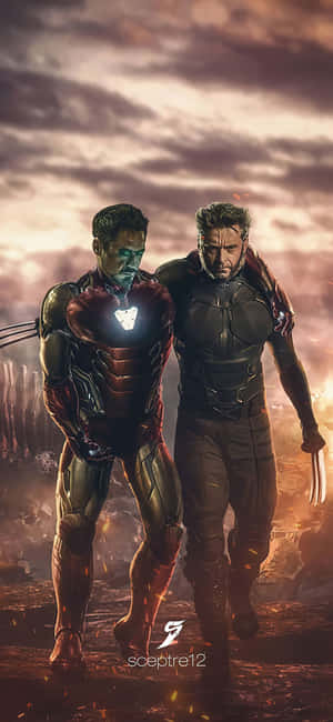 Iphone X Iron Man фон — Oppo Find X9 Ultra Тапет