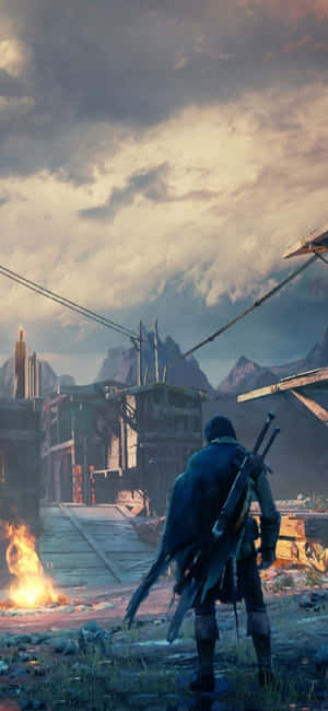 Iphone X Shadow Of Mordor Фон — iPhone Air Тапет