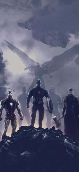 Iphone Xs Avengers фон — Oppo Find X9 Ultra Тапет
