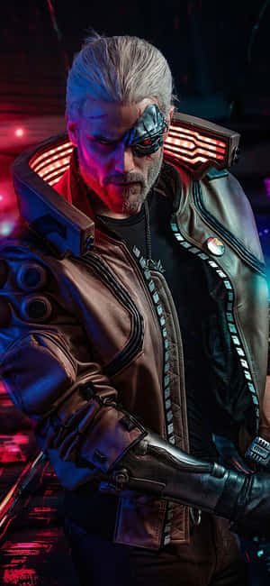 Фон за iPhone XS Max Cyberpunk 2077 — Realme C75x Тапет
