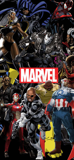Iphone Xs Max Marvel Background — Honor Play Тапет