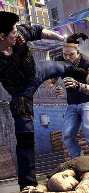 Iphone Xs Sleeping Dogs фон
