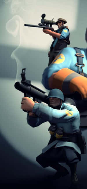 Iphone Xs Team Fortress 2 фон — Tecno Spark Тапет