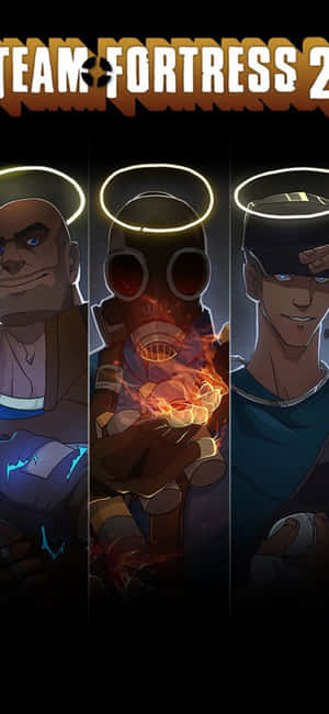 Iphone Xs Team Fortress 2 фон — Realme C71 Тапет