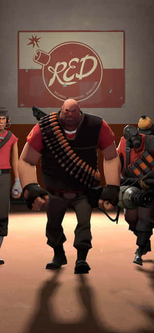 Iphone Xs Team Fortress 2 фон — Realme 15x Тапет