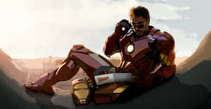 Iron Man фон — Железния човек Тапет