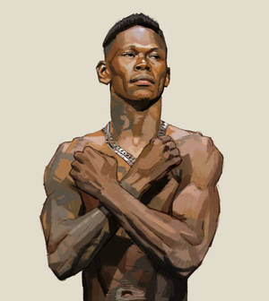 Тапет с Israel Adesanya Wakanda поздрав — Oppo Find N5 Тапет