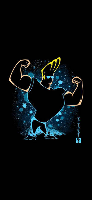 Johnny Bravo очертателно изкуство тапет