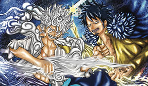 Joy Boy Monkey D Luffy Фенарт — Вунш пис десктоп Тапет