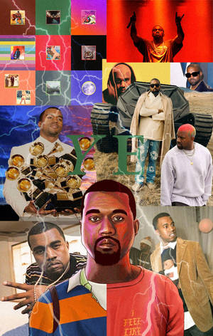 Обложка на албум на Kanye West — Lenovo Tab Тапет