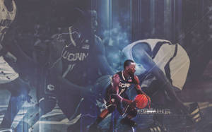 Kemba Walker UConn Huskies обложка тапет. — Полунощ Тапет