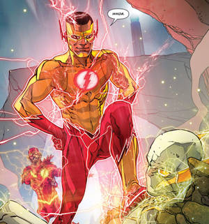 Kid Flash Спийдер тапет — Galaxy Z Flip7 FE Тапет