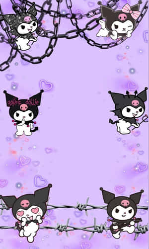 Kuromi iPhone — Sanrio GIF Тапет