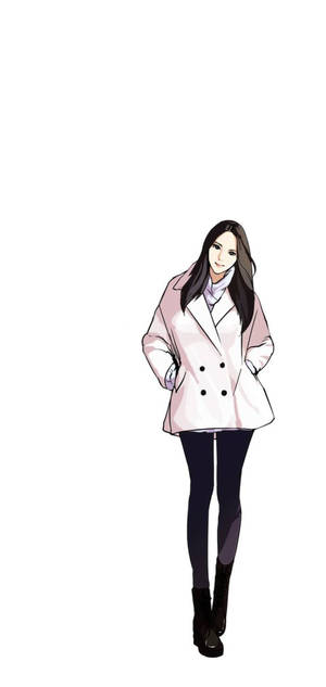 Lookism Crystal в палто тапет