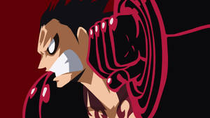 Тапет с Luffy Gear 4 векторна графика — Луффи гир 4 Тапет