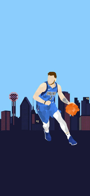 Luka Doncic Векторно Изкуство тапет.