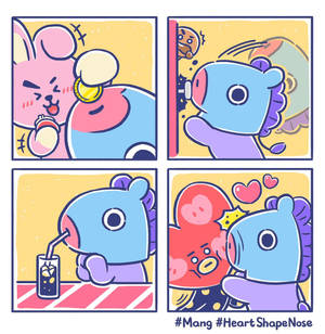 Mang Bt21 comics тапет — Galaxy Z Flip7 FE Тапет