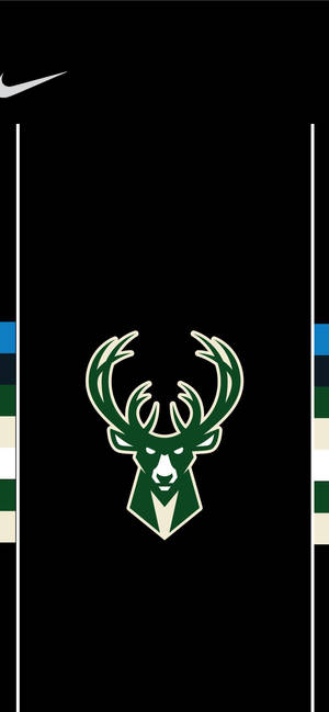 Milwaukee Bucks портретно изображение тапет — iPhone 15 Plus Тапет