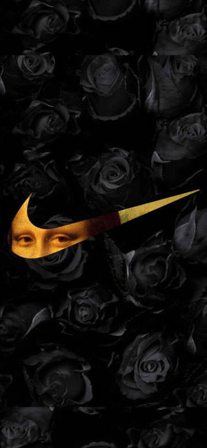 Mona Lisa X Nike тапет за телефон. — iPhone 14 Pro Тапет