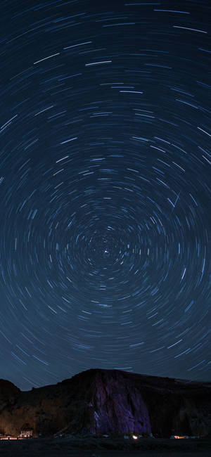 Mountain Aesthetic Dark Blue HD — iPhone 13 Pro Тапет