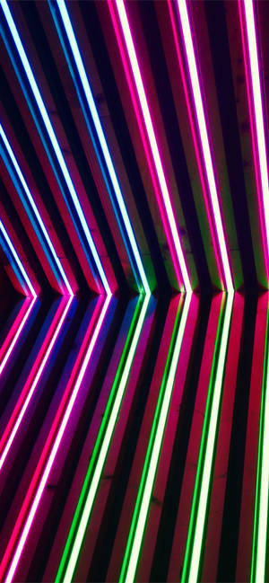 Neon Purple Iphone Tube Lights — Samsung S23 Ultra Тапет