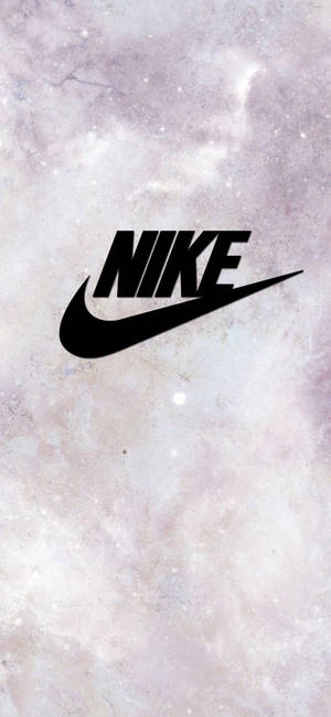 Тапет Nike момиче лого на луна повърхност — iPhone 17 Тапет