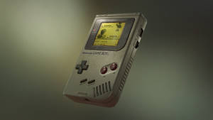 Тапет с Nintendo Game Boy, на който се играет Pokemon