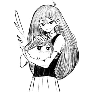 Omori Pfp Aubrey С Котка — Huawei Mate X7 Тапет