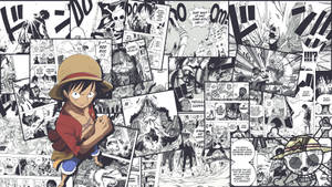 One Piece 4k тапет с ленти от манга страници