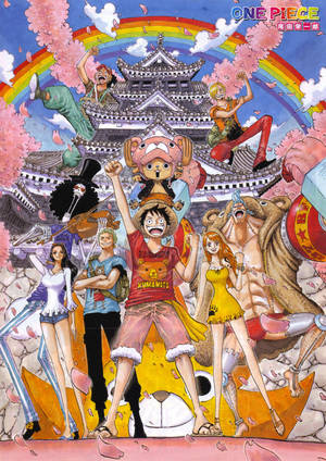 One Piece Phone Сламената Шапка Пирати с Храм