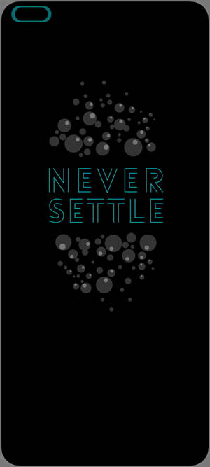Oneplus Nord Never Settle мехури — OnePlus Тапет