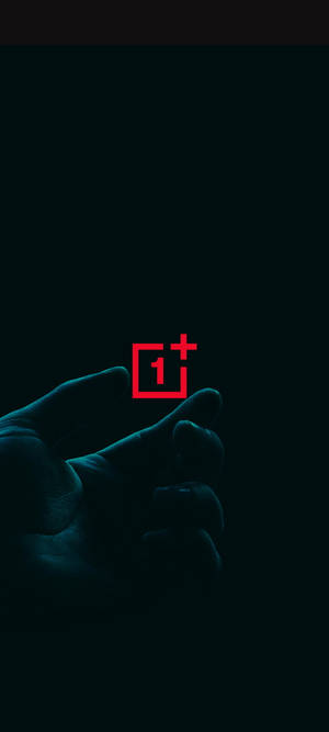 Oneplus Nord Лого с ръка — OnePlus Тапет