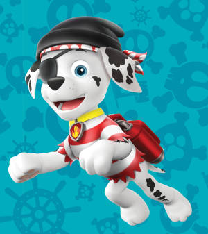 Paw Patrol Пират Маршал тапет — Galaxy Z Fold Тапет