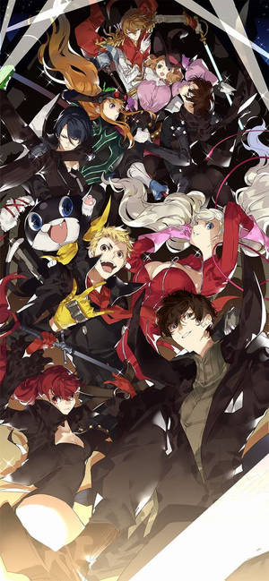 Persona 5 телефон — Galaxy A08 Тапет